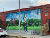 Graffiti en Melrouse Avenue